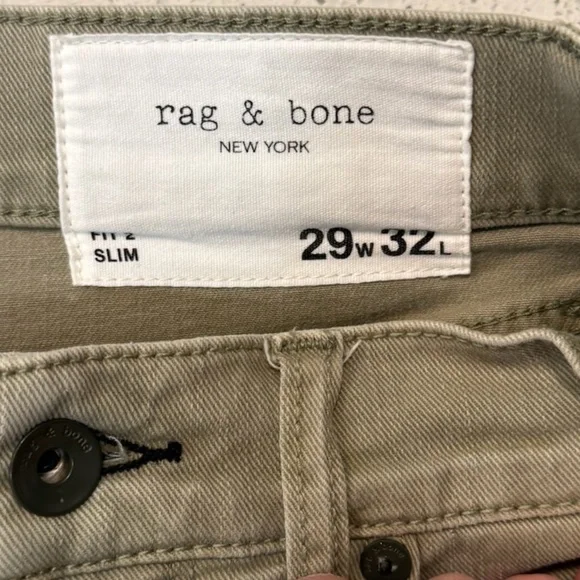 rag & bone Fit 2 Slim Oak Denim Jeans - Picture 5 of 8